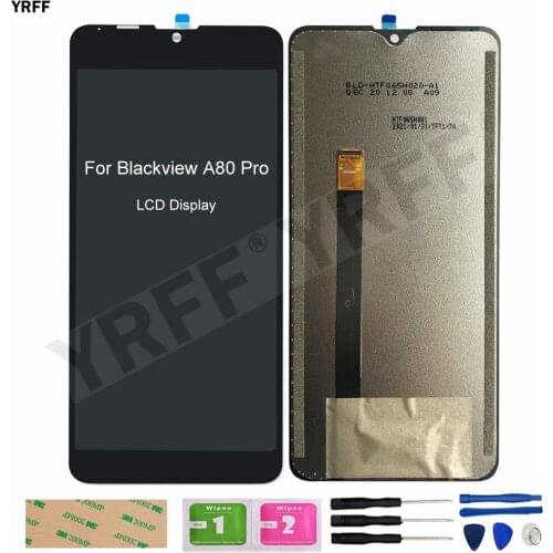 Glass Digitizer For Blackview A80 Pro LCD Display Touch Screen Panel Lens Phone Part