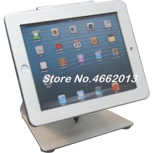 Security desktop stand for iPad 2 3 4 air1 2 Pro 9.7 tablet with lock holder display rack bracket mounting on table anti-theft