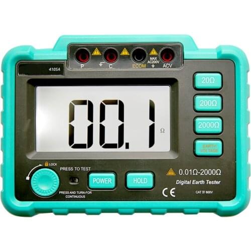 New Professional Digital Earth Ground 20/200/200Ohm Insulation Resistance Meter High Precision Voltmeter Megohmmeter