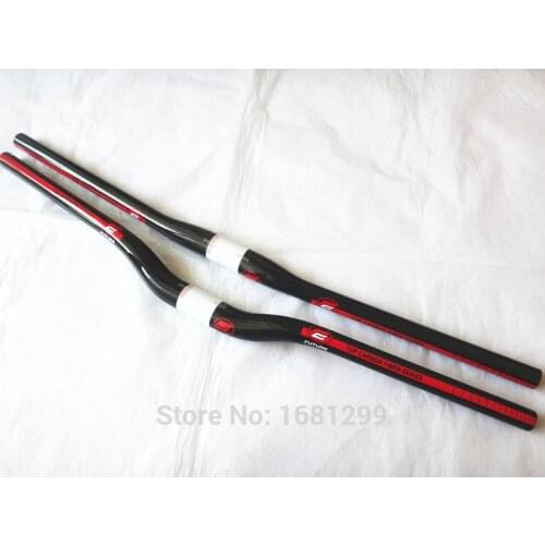 Newest FUTURE Mountain bike T800 3K full carbon handlebar flat rise bicycle handlebar light MTB parts 31.8*600-720mm Free ship