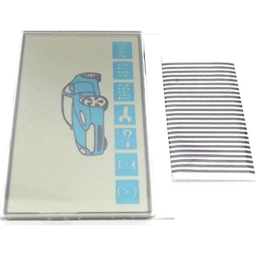 E90 LCD display flexible cable for Starline E90 remote controller display with Zebra Stripes free shipping