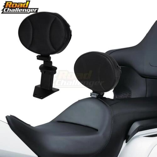 Motorcycles Adjustable Stitched Backrest Driver Rider Rest Back Pad For Honda Goldwing 2018-2020 GL1800