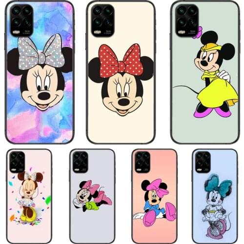 Lalaland Minnie Mouse cartoon Phone Case For XiaoMi Redmi Note 11 10 9S 8 7 6 5 A Pro T Y1 Anime Black Cover Silicone Back Pre s