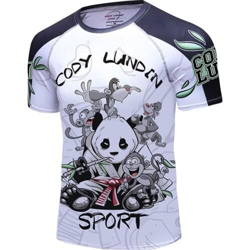 Cody Lundin New Design Digital Pringting Comfortable Jogging Short Sleeve Men Sport Tshirt