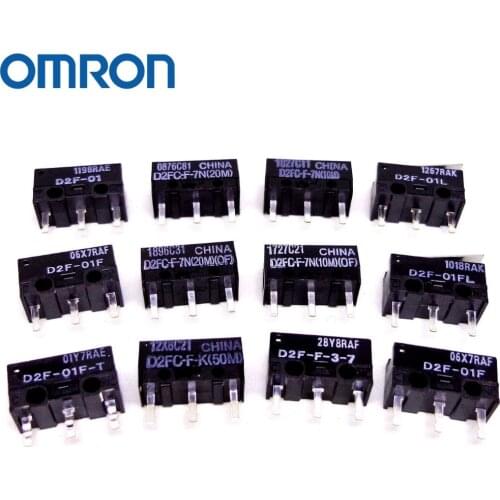 OMRON mouse micro switch D2FC-F-7N 10m 20m OF D2FC-F-K(50M) D2F D2F-F D2F-L D2F-01 D2F-01L D2F-01FL D2F-01F-T D2F-F-3-7