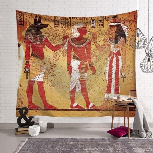 Psychedelic Wall Prints Ancient Egyptian pattern series Wall Tapestry Hanging Decor for Girls Dorm Room Decoration Tapestry