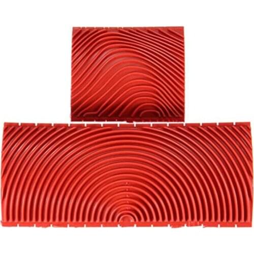 Rubber simulation wood grain device drawing grain diatom mud scraper roller printing art embossing