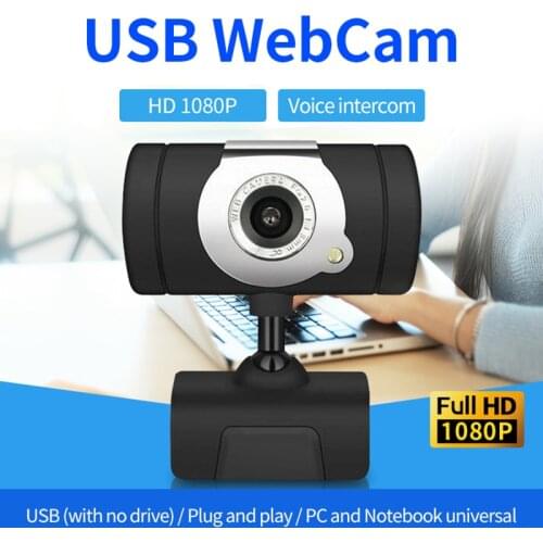 Webcam HD Desktop Laptop PC Web Camera 720p with Microphone USB Plug and Play Teaching Live Conference Computer Cameras HD1080p