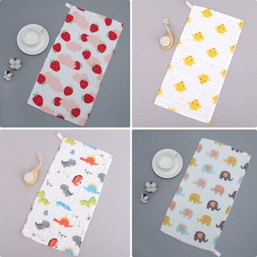 10PCS 6-Layer High-density Soft Cotton Baby Muslin Burp Cloths Washcloths Face Towels Handkerchief for Newborn Toddler 20x10in