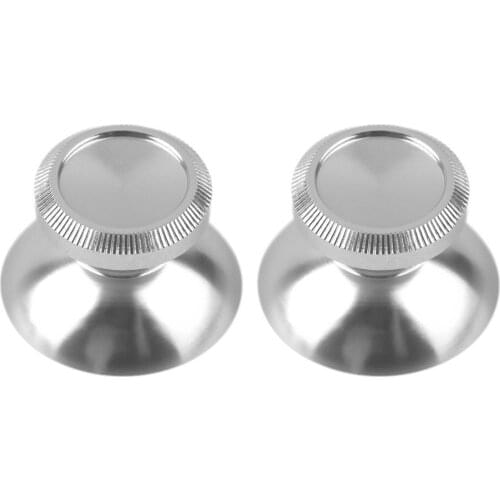 2pcs Universal 3D Thumbstick Cap Aluminum Alloy Metallic Metal Analogue Analog Joystick Stick Module For PS4 Xbox One Controller