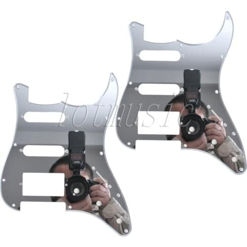 2 Mirror Surface Electric Guitar Scratch Plate SSH Pickguard For Electric Strat Replacement