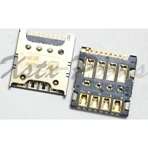 2x SIM Card Reader Connector Slot Tray Holder Socket Repair Parts For LG F240 F240L/s/k LG G2 E980 E988 F320