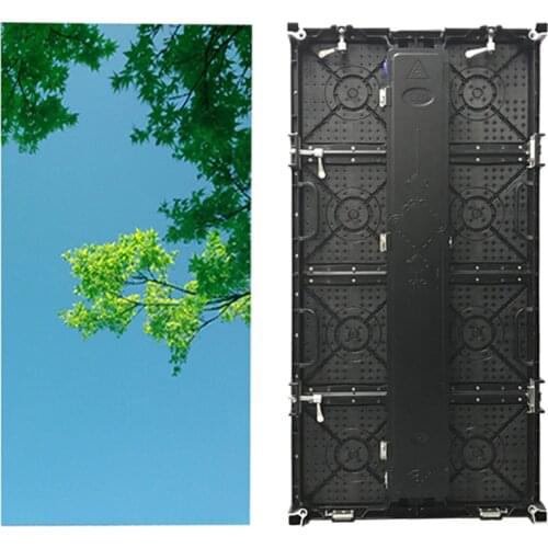 500x1000mm Outdoor P3.91mm Die Casting Aluminum Cabinet Led Display Screen Panel, 128x256dots advertising Led Video Wall Rental