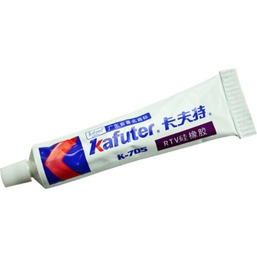 705 Kafuter 2PCS 45g RTV Silicone Rubber Insulation Waterproof Shockproof Electronic Yuan Fixed Sealant Transparent Silicone