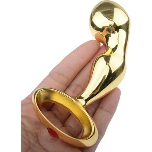 Butt plug Sexo Wear Anchor Metal anal plug Adult Products Anal Dilation Anal Anal Plug with Handle G-spot Orgasm cock ring