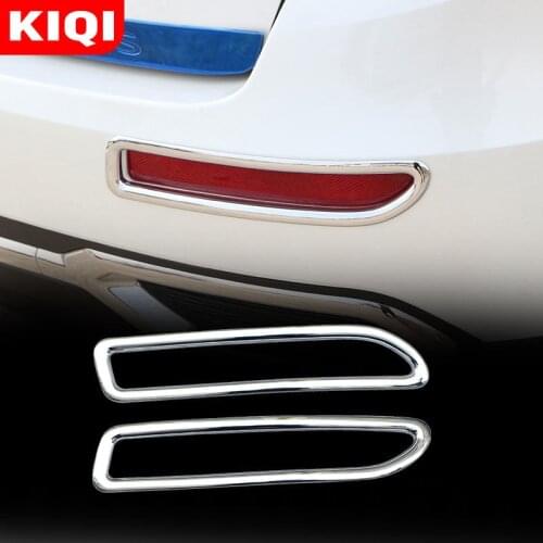 Car Chrome Rear Tail Lights Protection Trim Rear Lamps Cover Sticker Fit for Renault Koleos Samsung QM6 2016-2020