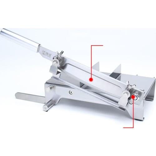 Household Stainless Steel Slicer Meat Slicer Machine Cakes Gelatin Cake Snowflake Cake Nougat Bread Lamb Meat Cutting Machine