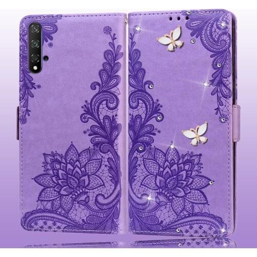 For Huawei Nova 5T Case Honor 20 Case Soft PU Leather Phone Cover Nova 5T 5 T YAL-L21 6.26'' Fundas Coque Huawei Honor 20 Case