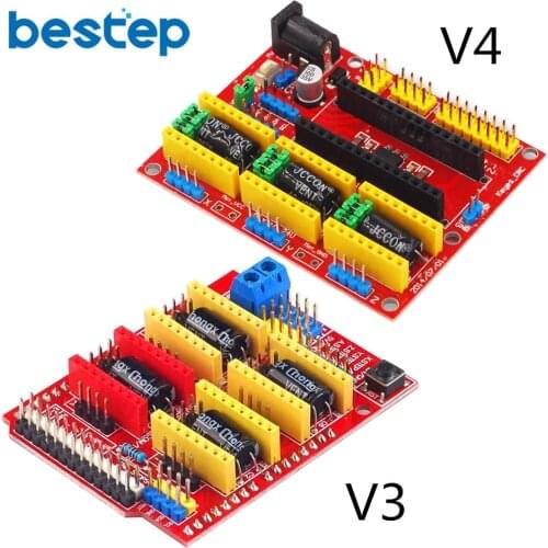 CNC Shield V3 V4 Engraving Machine / 3D Printer / A4988 Driver Expansion Board for Arduino Diy Kit