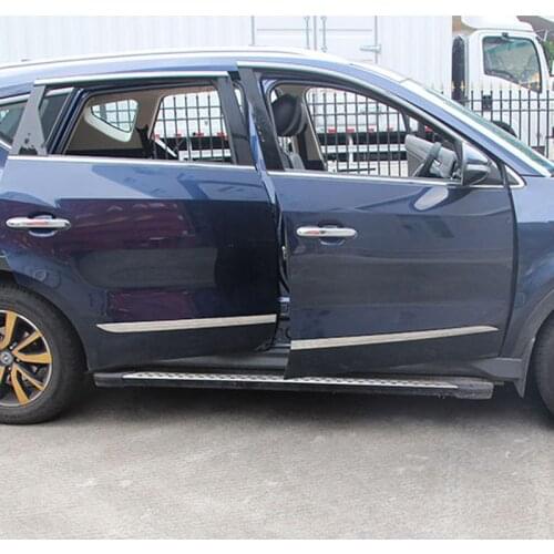 For dongfeng DFSK 580 Body trim Side bar decorate Anticollision bar Stainless steel