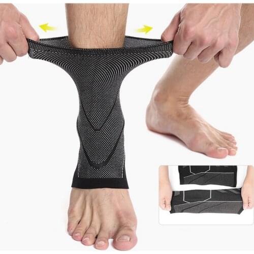 2Pcs Elastic Compression Ankle Support Brace For Men Women Basketball Fitness Runnning Foot Joint Guard Sport Ankle Protector