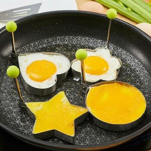 Stainless Steel Fried Egg Shaper Pancake Mould Mold Kitchen Cooking Tools Frying Eggs Tools