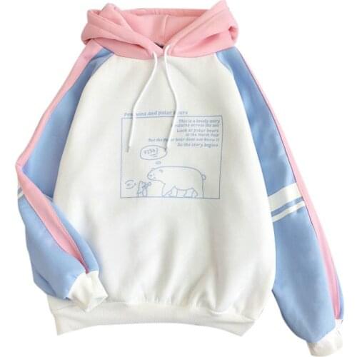 Hoodies Women Autumn Winter Trendy Korean Style Simple Casual Harajuku All-match High Quality Soft Loose Womens Clothing Chic