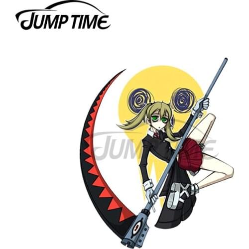 JumpTime 13 x 4.6cm For Soul Eater Maka Car Stickers Creative Suitcase JDM Accessories Waterproof Vinyl Car Wrap Decal