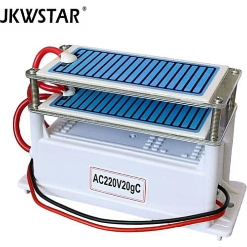 220V 20g/5g Air Purifier Ceramic Ozone Generator Double Integrated Long Life Ceramic Plate ozonator air Water Cleaner