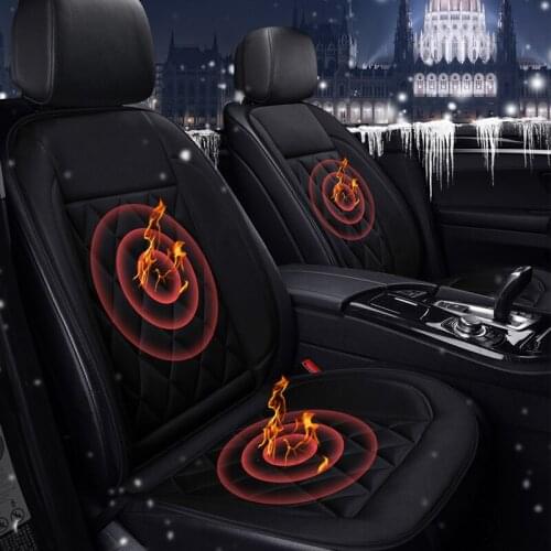 Easy Install Not Moves 12v Electric Heated Car Seat Cushions Winter Heating Keep Warm Non Slide Cover Quality Guarantee FR2 X25