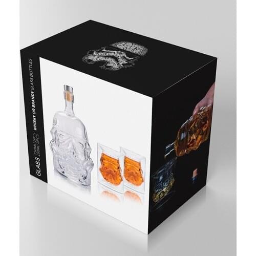 Wine Glass Set Whiskey Decanter Whiskey Glass Cup Wine Glasses Accessories Creative Men Gift Creative Samurai Glass Wine Bottle