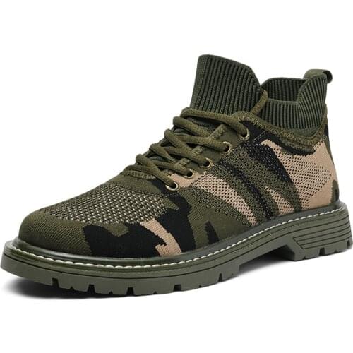 New Autumn Trekking Sneakers Men Camouflage Hiking Boots Climbing Shoes Women Military Sports Camping Hunting Outdoor Footwear