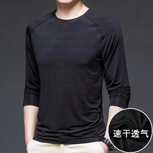 RUANDAI Men's Long Sleeve T-Shirts