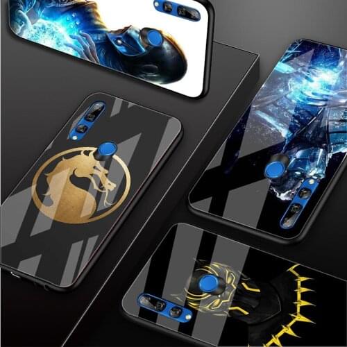 Scorpion Sub Zero Mortal Kombat x Tempered Glass Phone Case For Huawei honor 8X 9 10i 20i 20Lite 20Pro 30 Pro Cover Shell
