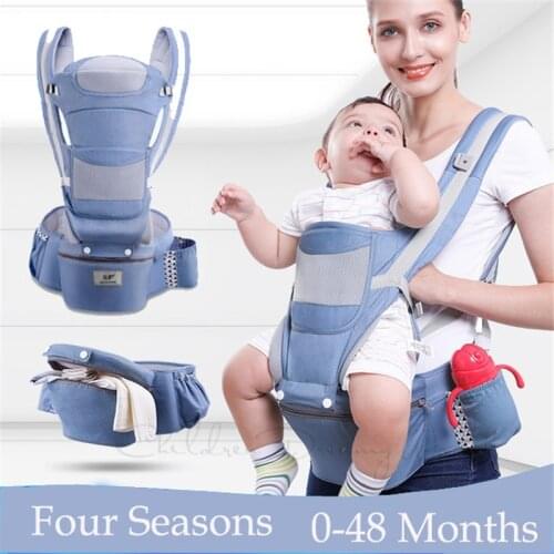 0-48M Ergonomic Baby Carrier 15 Using Way Infant Kids Baby Hipseat Wasit Sling Front Facing Kangaroo Wrap for Toddler Travel