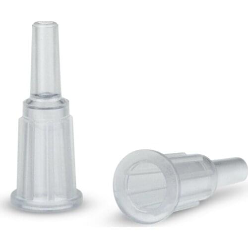 In-line Glue Plastic Adapter Butt Joint Syringe Barrel Needle Valve Syringe Adapter