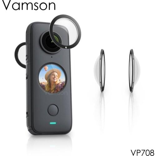 Vamson for Insta360 one X2 Lens Guard High Light Transmission Protection Cover for Insta 360 Action Camera Accessories VP708