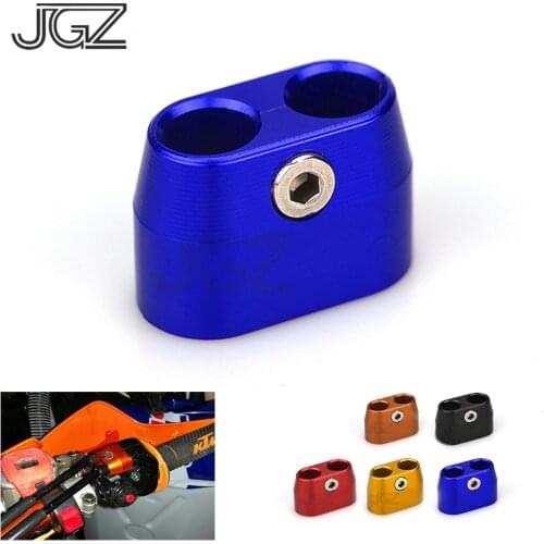 Motorcycle CNC Throttle Cable Clamp Protection Guard Holder 4 Stroke For Yamaha MT09 KTM 125 390 250 530 350 400 525 SXF XC EXCR
