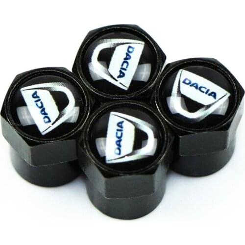 4pcs/set Excellent Car Wheel Tire Valves Tyre Air Caps for Dacia Duster Logan 2 Mcv Sandero Stepway Lodgy Car Styling