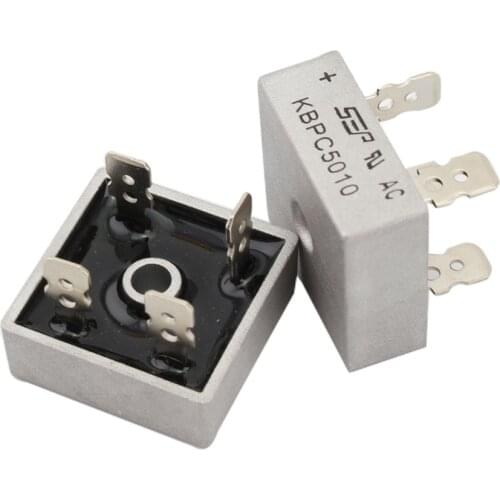 5pcs/lot KBPC5010 diode bridge rectifier diode 50A 1000V KBPC 5010 power rectifier diode electronica componentes