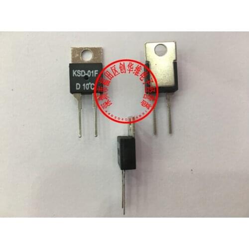 5pcs/Temperature switch Thermostat JUC-31F KSD-01F 10 Degrees Celsius Normally closed (N.C) D10C/Normally open (N.O) H10C