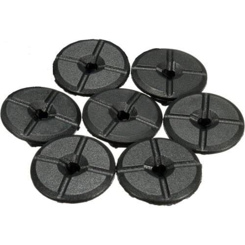 50Pcs/Set 4mm Car Fender Flares Mud Flaps Splash Guard Wheel Arch Bumper Panel Fastener Clips Unthreaded Nuts For Mercedes Benz