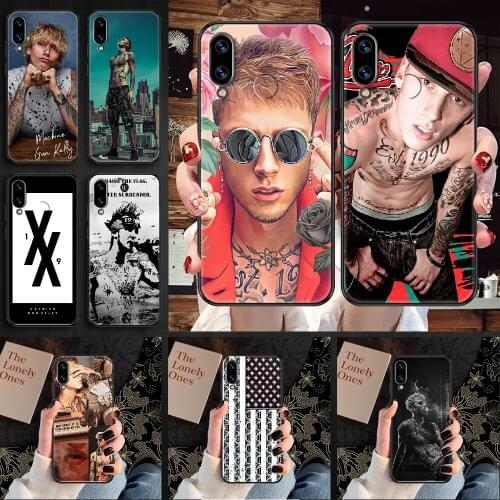 Machine Gun Kelly Phone case For Huawei Honor 6 7 8 9 10 10i 20 A C X Lite Pro Play black luxury prime soft coque silicone cover