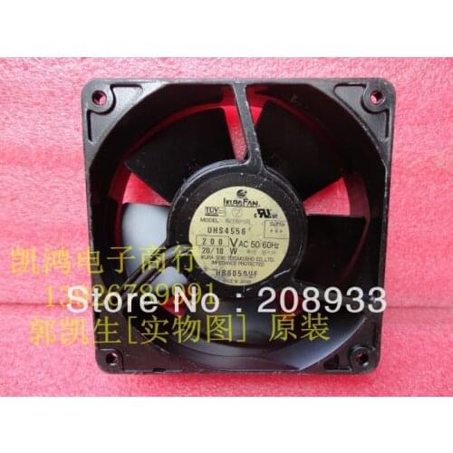 For 12038 12cm the iron leaves high temperature exchange bearing UHS4556 200V+cooling fan