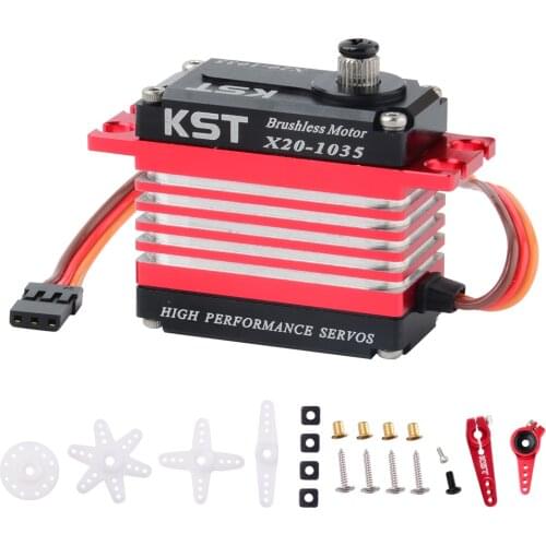 KST X20-1035 Metal Gear Digital 12KG 0.03sec HV Brushless Tail Servo Motor For UAV RC Car Robot Arm Helicopter Airplane Parts