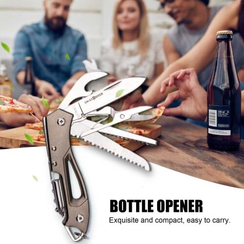 Multitool Pocket Knife Folding Knife Scissors Wire Cutter Screwdriver Bits Group EDC Tool Survival Camping Self-defense Tools