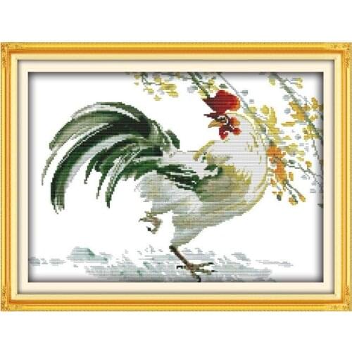 The big cock (5) cross stitching set animal bird kit Chinese style picture cross-stitching embroidery DIY handmade needlework