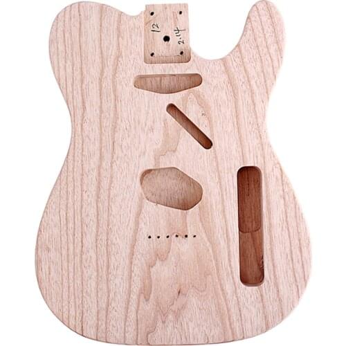 Unfinished Handcraft Guitar Wood Body Barrel for TL Guitar DIY Part Accessories