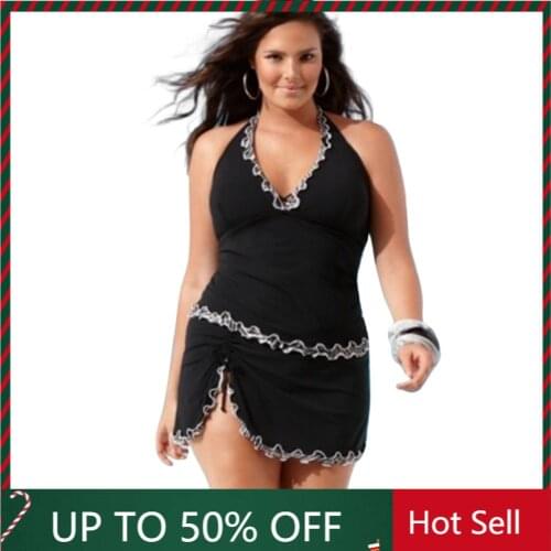 2021 New Sexy Off The Shoulder Solid Swimwear Women One Piece Swimsuit Female Bathing Suit Ruffle Monokini Swim Wear 3XL