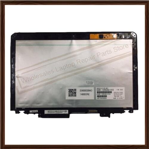 Original LP125WF2-SPB2 LP125WF2 SPB2 12.5" LCD Screen For Lenovo Thinkpad Yoga 12 LCD Touch Screen Display Assembly with Frame